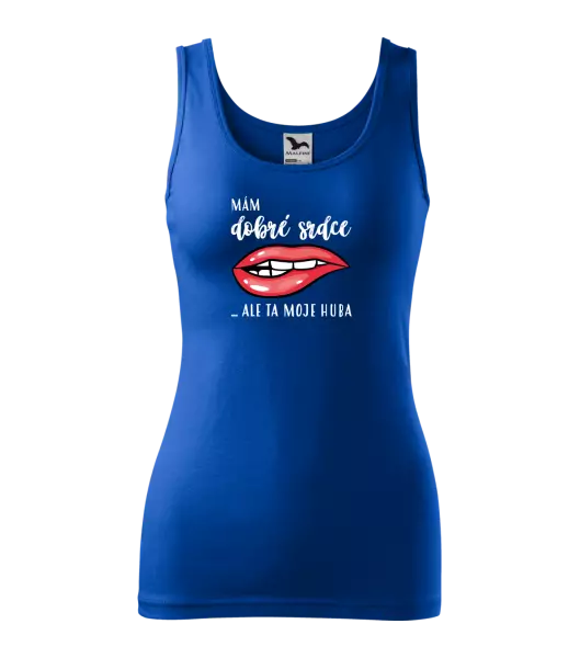 Dámské tílko Mám dobré srdce, ale ta moje huba