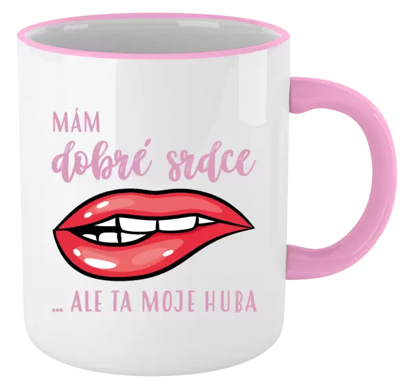 Hrnek Mám dobré srdce, ale ta moje huba