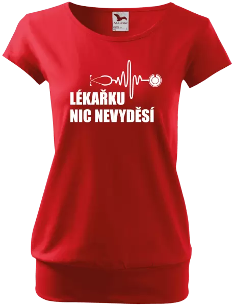 Dámské tričko Lékařku nic nevyděsí