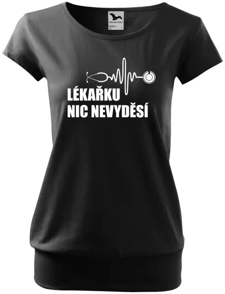 Dámské tričko Lékařku nic nevyděsí