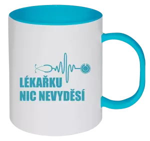 Plastový hrnek Lékařku nic nevyděsí