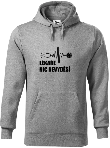 Pánská mikina Lékaře nic nevyděsí