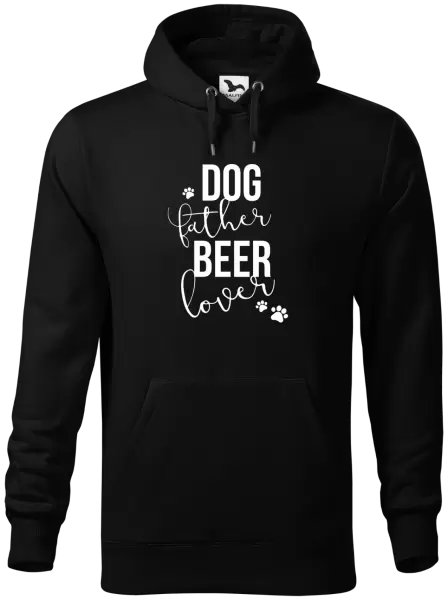 Pánská mikina Dog father, beer lover