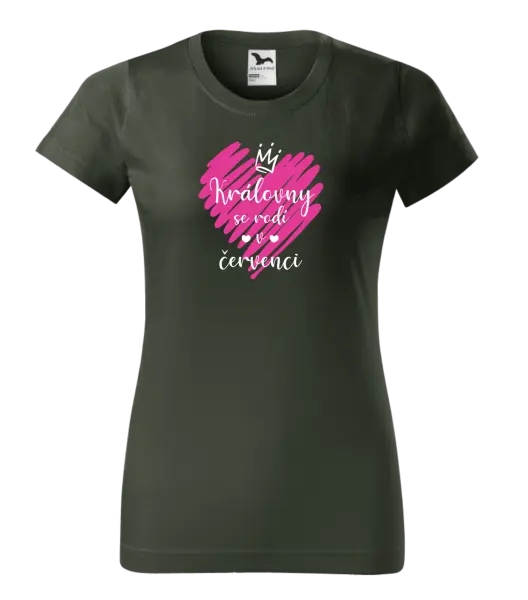 Dámské narozeninové tričko Královny se rodí ...