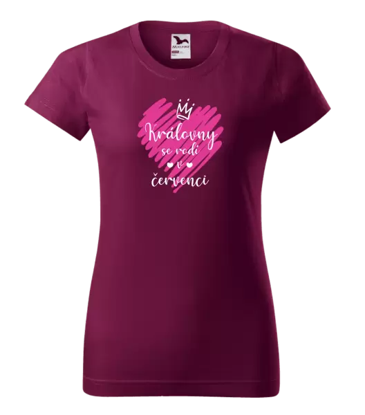 Dámské narozeninové tričko Královny se rodí ...