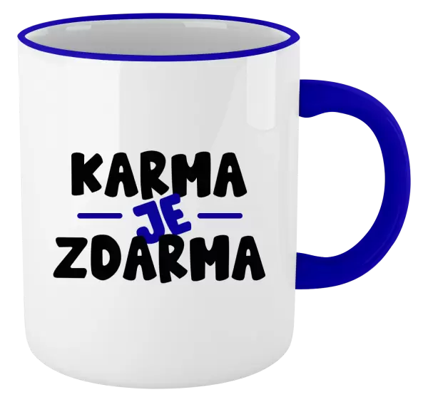 Hrnek Karma je zdarma
