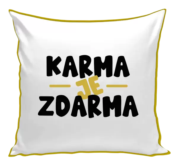 Polštář Karma je zdarma