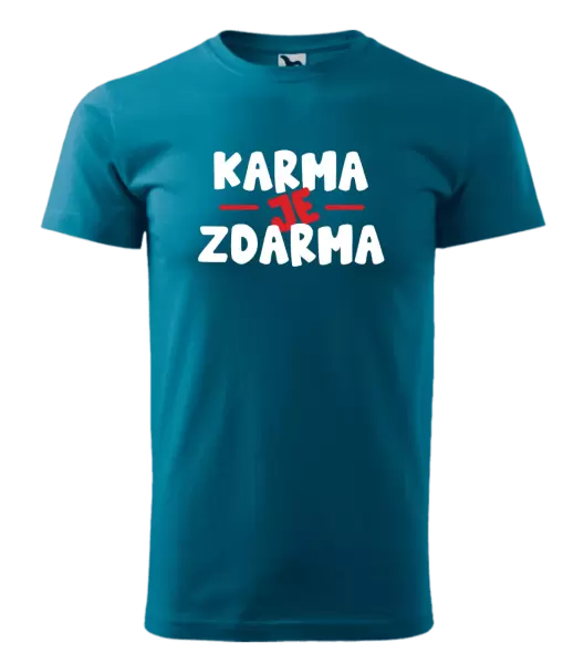 Pánské tričko Karma je zdarma