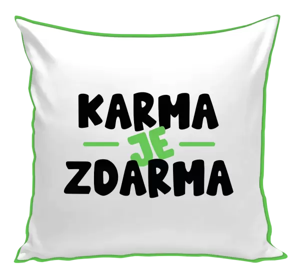 Polštář Karma je zdarma