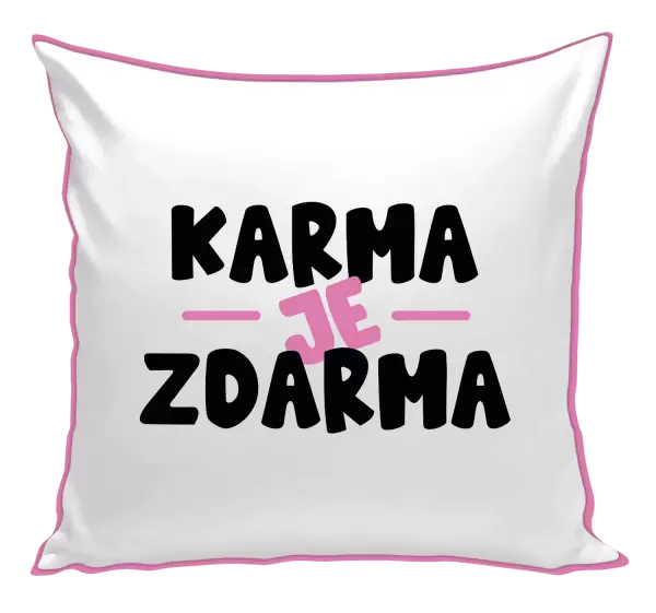 Polštář Karma je zdarma