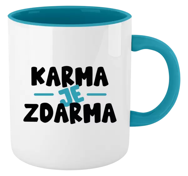 Hrnek Karma je zdarma