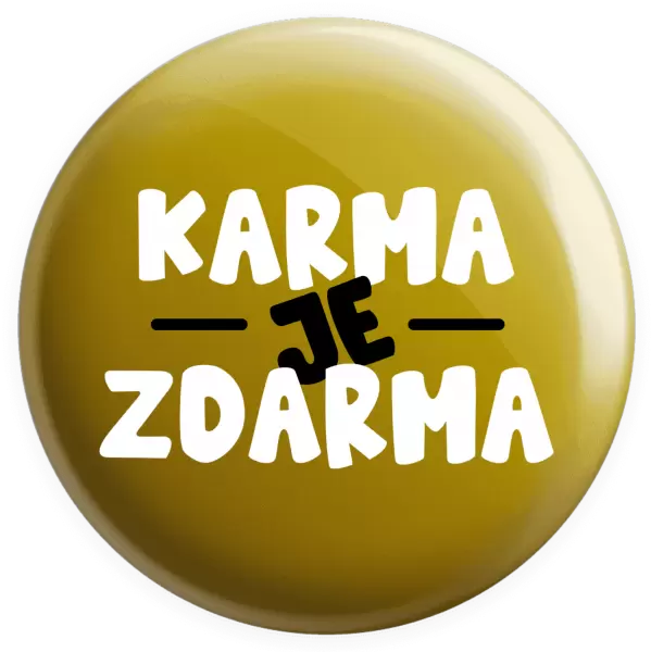 Placka Karma je zdarma