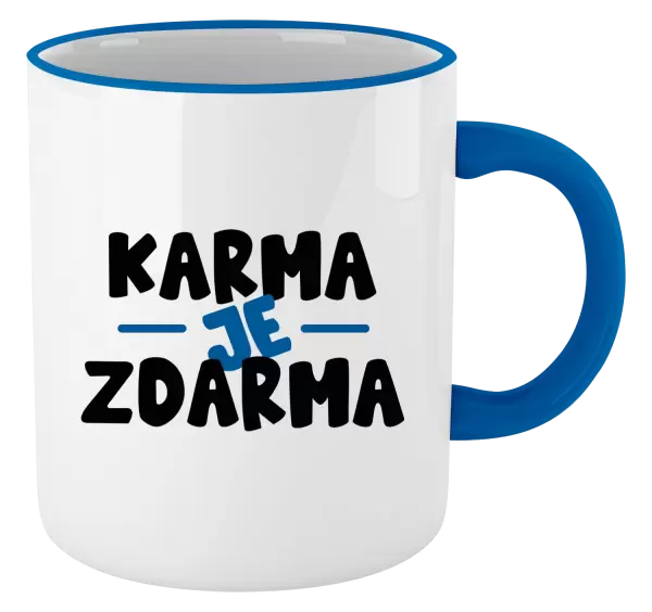 Hrnek Karma je zdarma