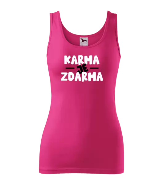 Dámské tílko Karma je zdarma