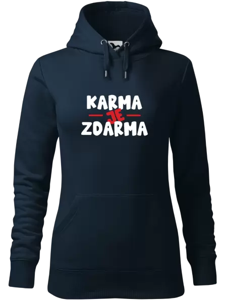Dámská mikina Karma je zdarma