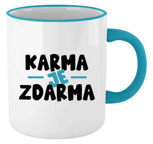 Hrnek Karma je zdarma