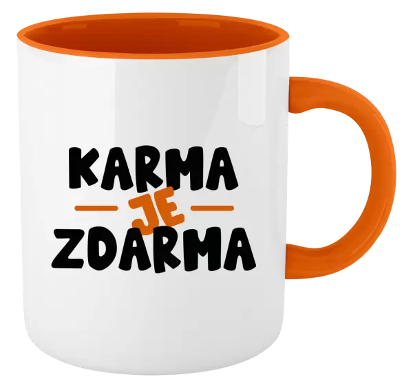 Hrnek Karma je zdarma