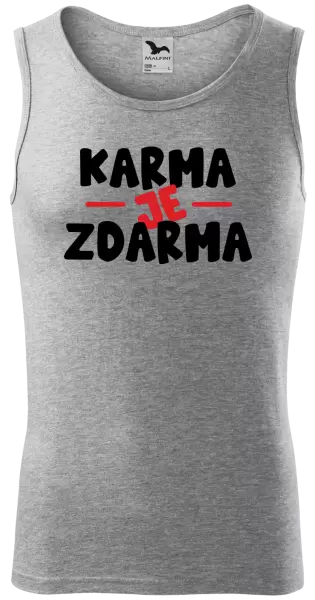 Pánské tílko Karma je zdarma