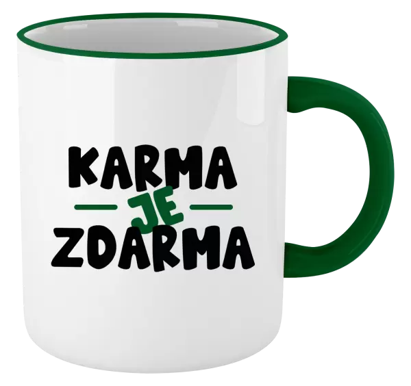 Hrnek Karma je zdarma