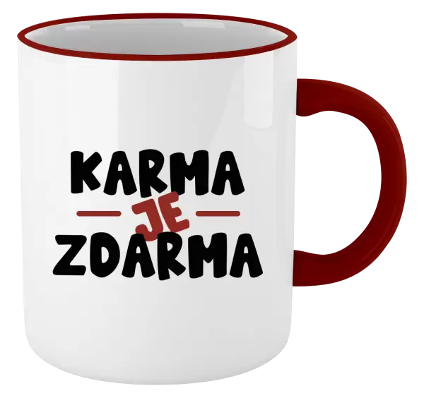Hrnek Karma je zdarma
