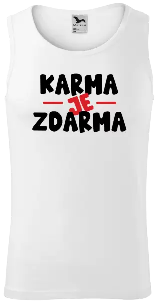 Pánské tílko Karma je zdarma
