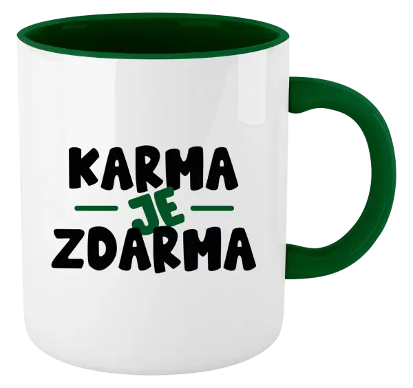 Hrnek Karma je zdarma