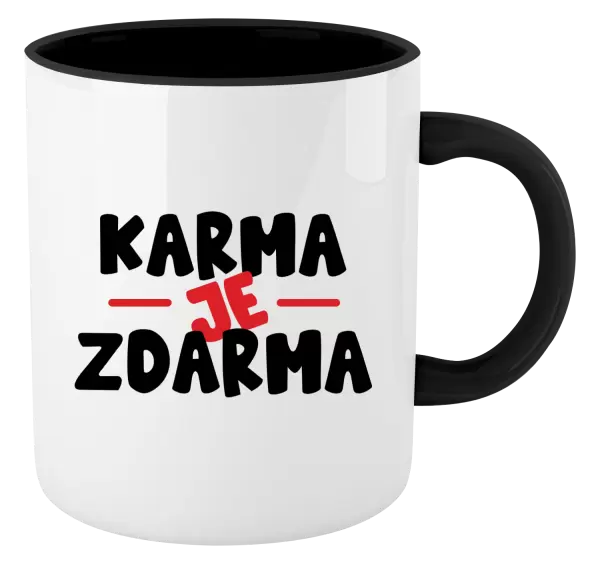 Hrnek Karma je zdarma