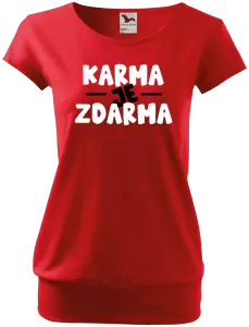 Dámské tričko Karma je zdarma