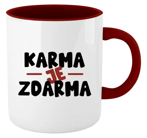 Hrnek Karma je zdarma