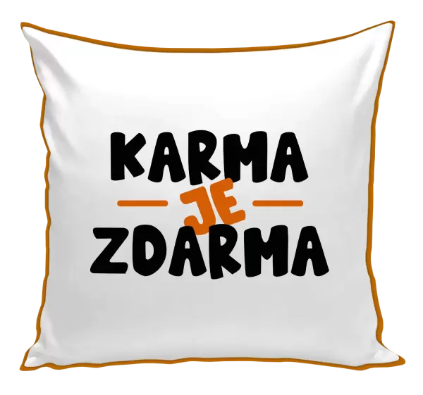 Polštář Karma je zdarma