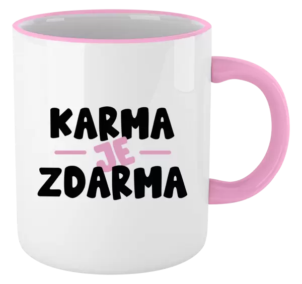 Hrnek Karma je zdarma