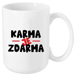 Hrnek Karma je zdarma