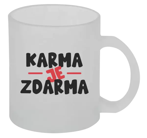 Hrnek Karma je zdarma
