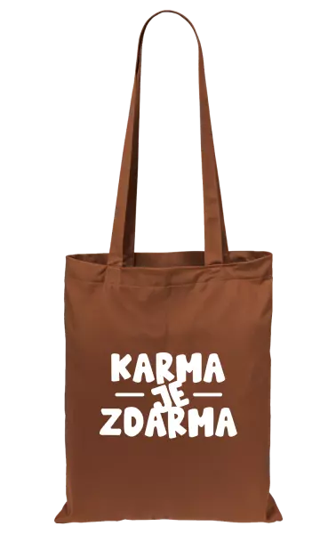 Látková taška Karma je zdarma