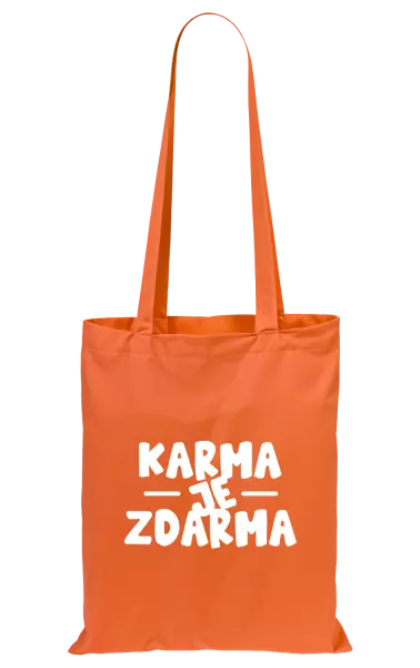 Látková taška Karma je zdarma