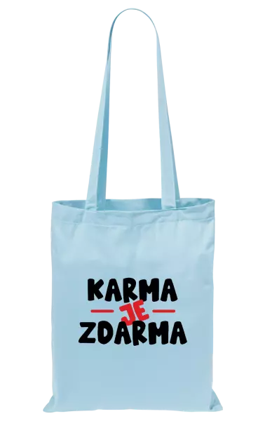 Látková taška Karma je zdarma