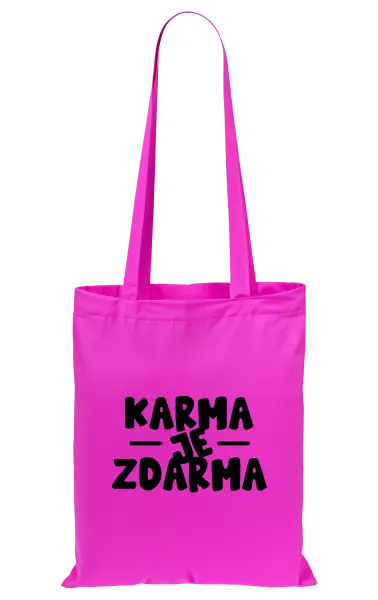 Látková taška Karma je zdarma