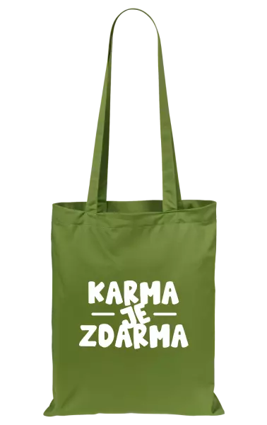 Látková taška Karma je zdarma