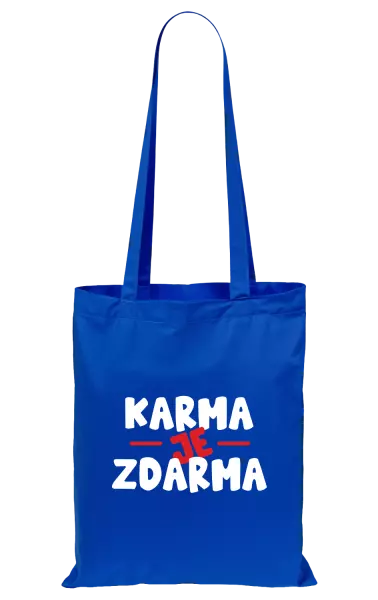 Látková taška Karma je zdarma