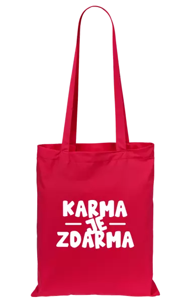 Látková taška Karma je zdarma