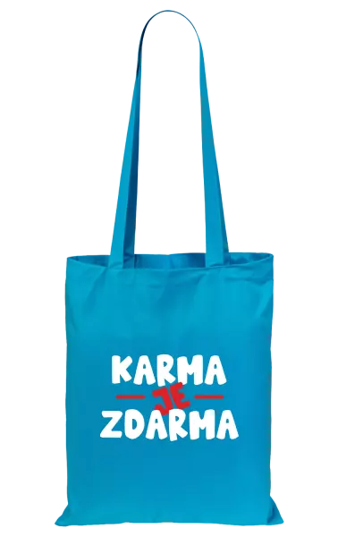 Látková taška Karma je zdarma