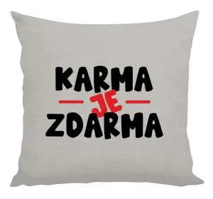 Polštář Karma je zdarma