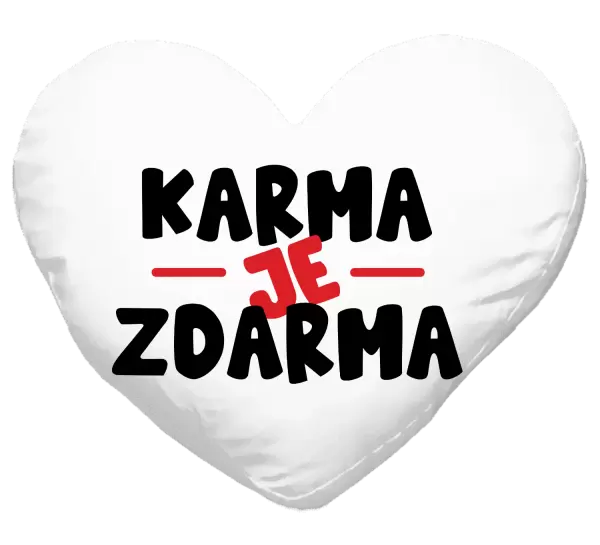 Polštář Karma je zdarma
