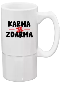 Půllitr Karma je zdarma