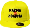 Snapback kšiltovka Karma je zdarma