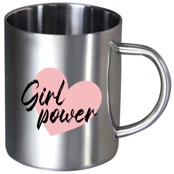 Nerezový hrnek Girl power