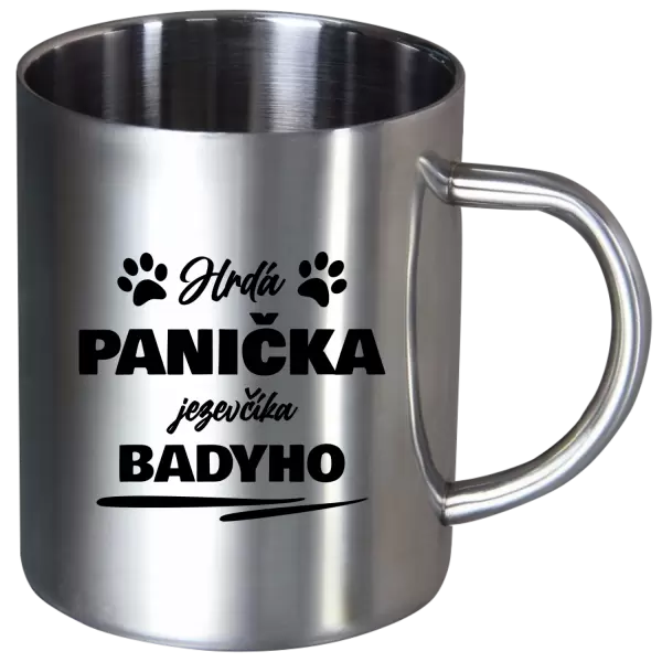 Nerezový hrnek Hrdá panička