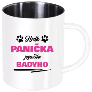 Nerezový hrnek Hrdá panička