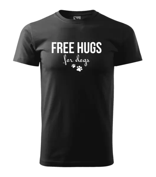 Pánské tričko Free hugs for dogs