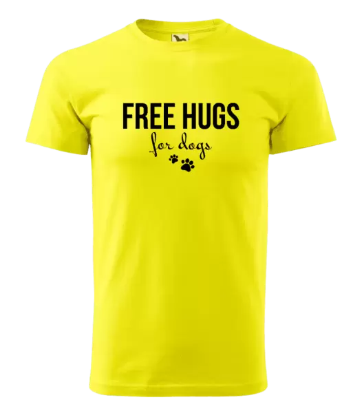 Pánské tričko Free hugs for dogs